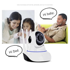 Wifi Camera Flips 360 3 Antennas Ip Geraçam Night Viso APP Yoosee