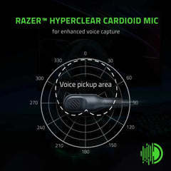 New Razer BlackShark V2 X Wired Esports Headset Advanced Passive Noise Cancellation, 7.1 Surround Sound, Hyperclear Cardioid Mic