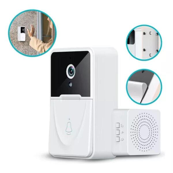 Campainha Inteligente com Câmera Wi-Fi – Segurança e Praticidade na Porta da Sua Casa 🏡📱